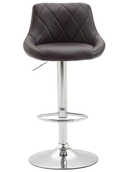 2 baarituolia Lazio keinonahkaa C, ruskea