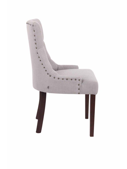 2 ruokapöydän tuolin setti Aberdeen kangas antiikki, harmaa