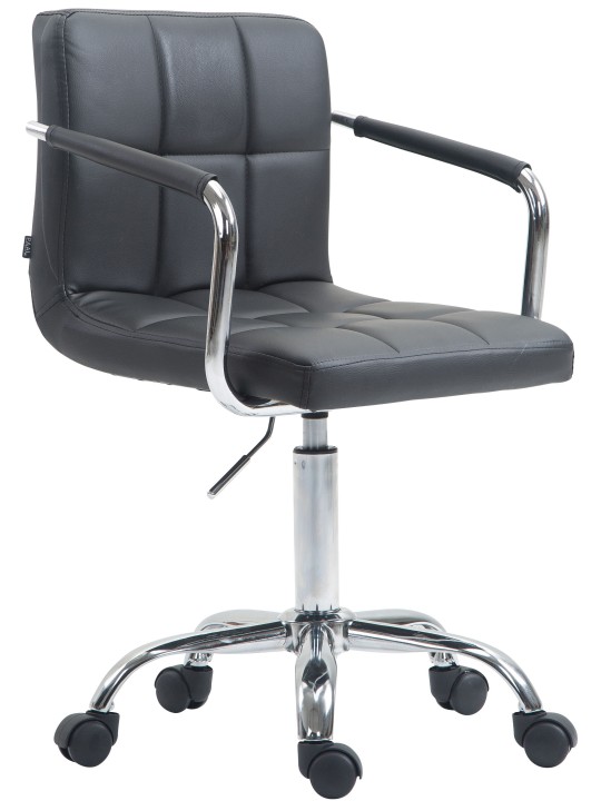 Työtuoli Lucy V2 keinonahkaa, harmaa