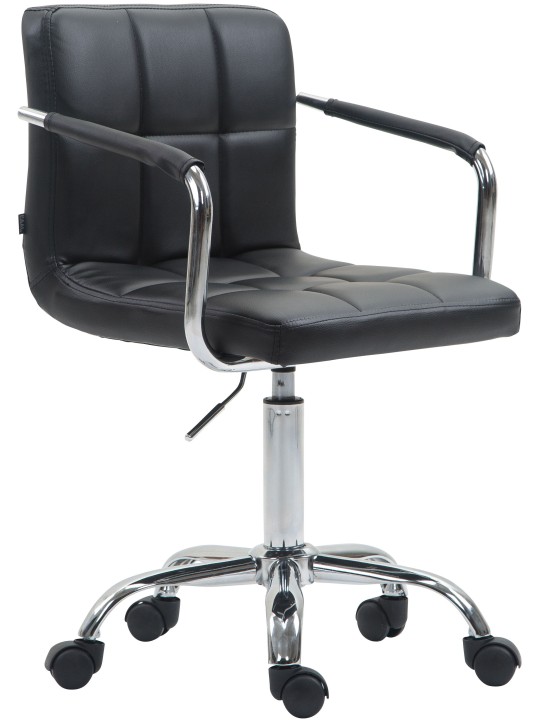 Työtuoli Lucy V2 keinonahkaa, musta