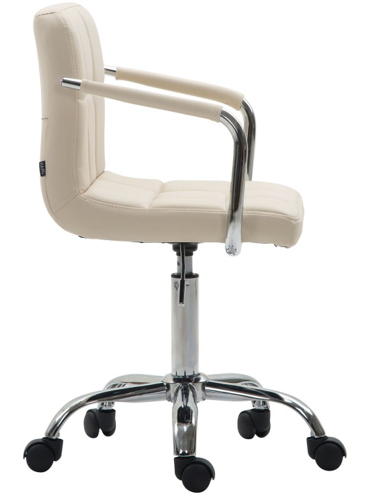 Työtuoli Lucy V2 keinonahkaa, kermanvärinen