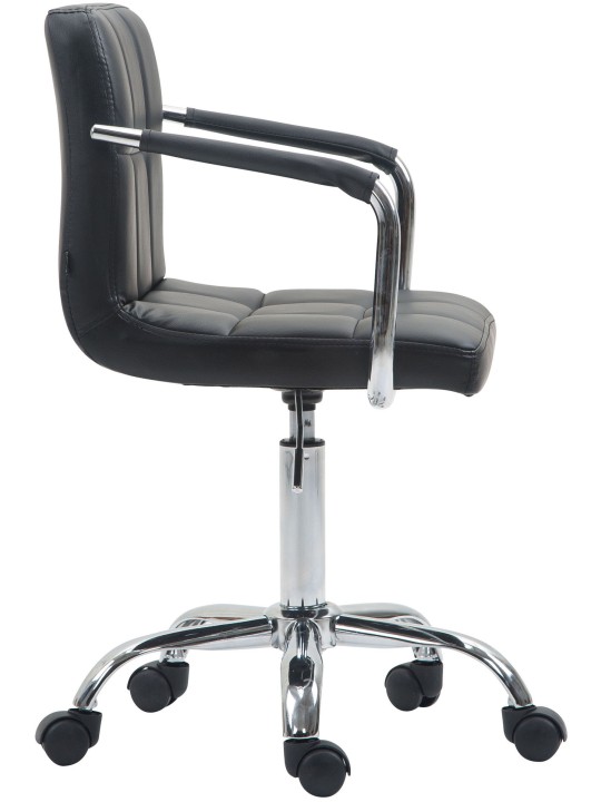 Työtuoli Lucy V2 keinonahkaa, musta