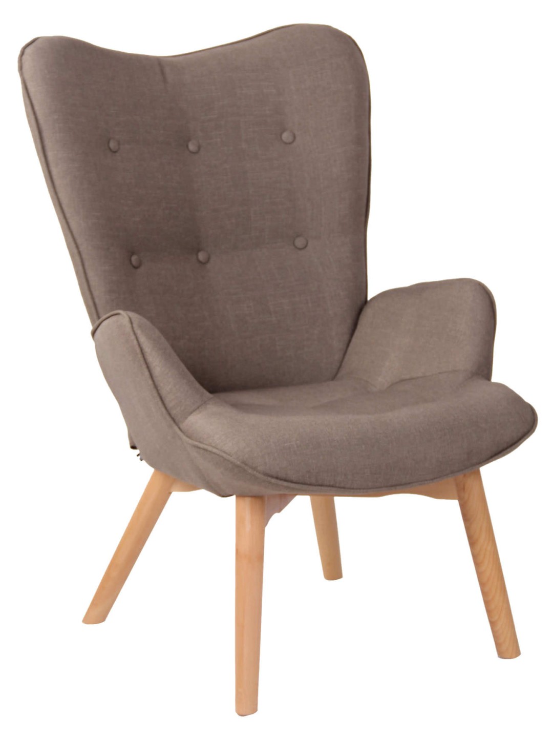 Lounger Durham kangas, taupe