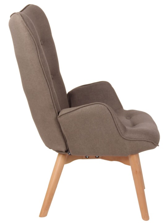 Lounger Durham kangas, taupe