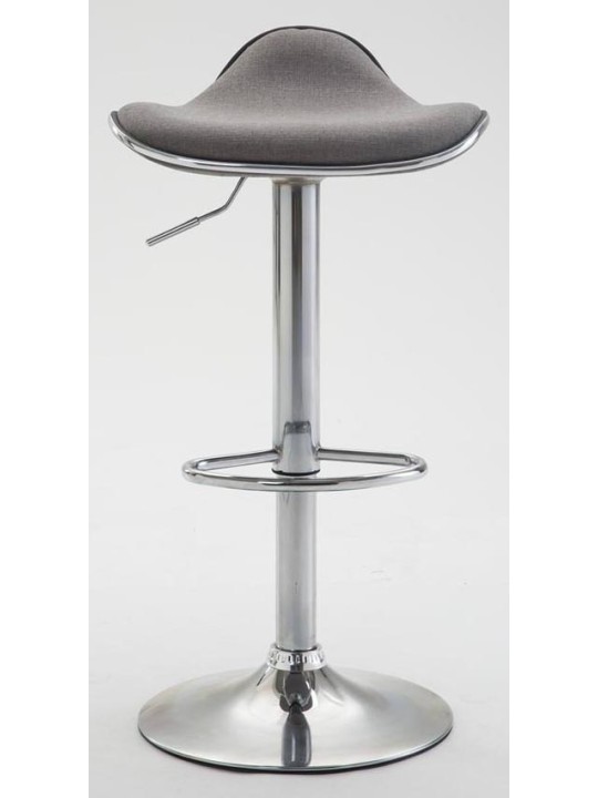 2 baarituolisarja Shanghai kangas C, vaaleanharmaa