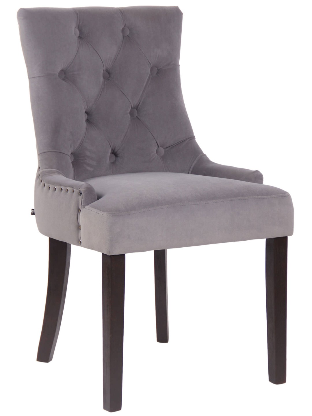 Ruokapöydän tuoli Aberdeen sametti antiikki, harmaa