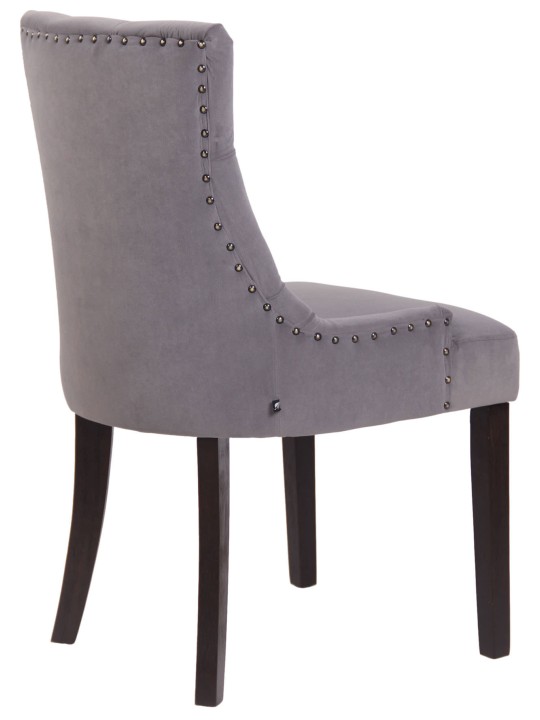 Ruokapöydän tuoli Aberdeen sametti antiikki, harmaa