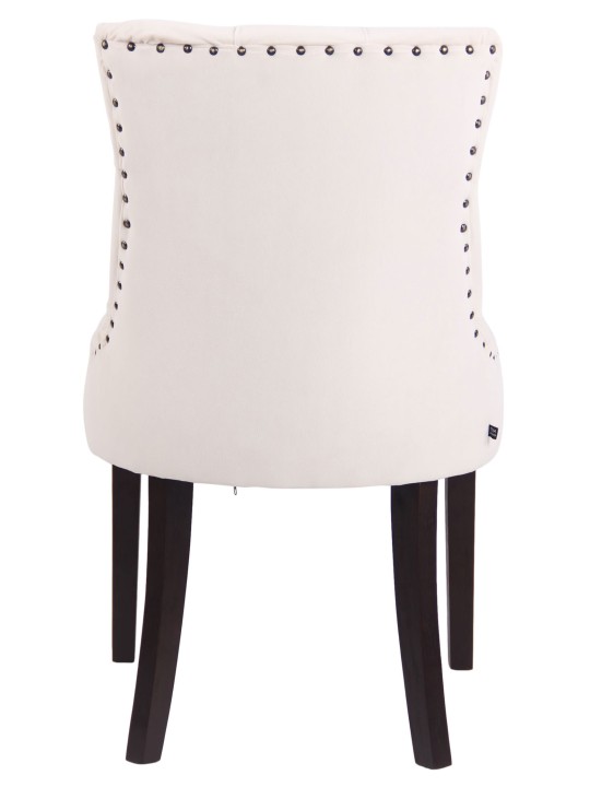 Ruokapöydän tuoli Aberdeen sametti antiikki, kermanvärinen