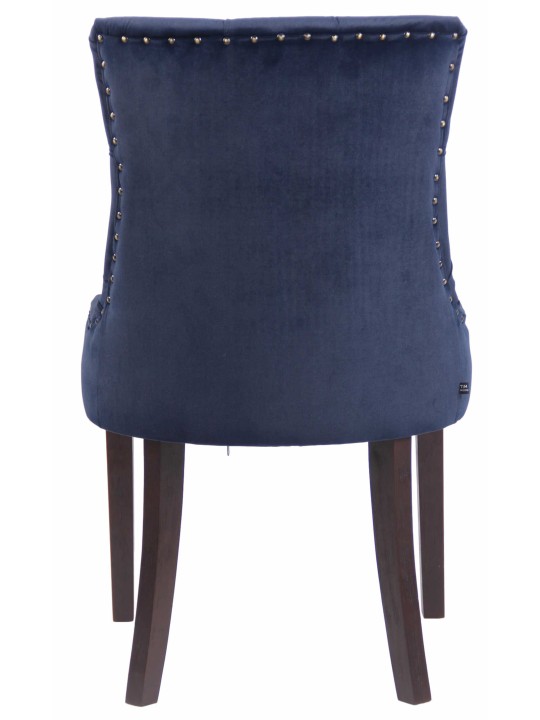 Ruokapöydän tuoli Aberdeen sametti antiikki, sininen