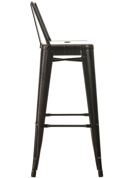 Mason baarijakkara antiikki, musta-kulta