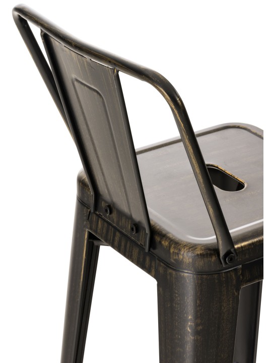 Mason baarijakkara antiikki, musta-kulta