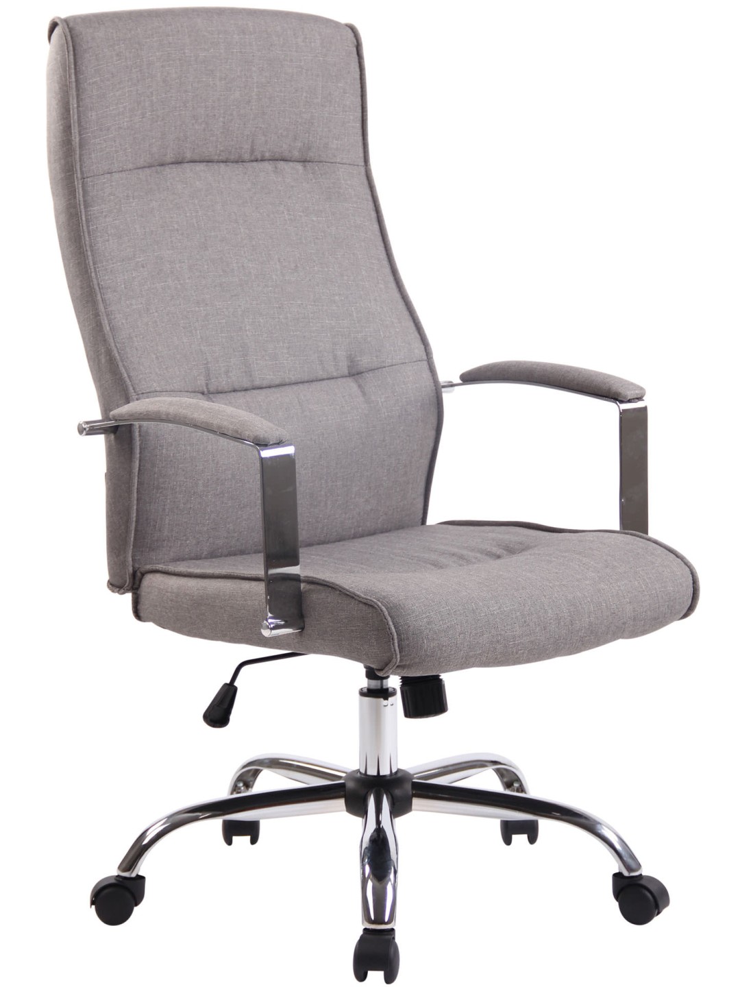 Työtuoli Portland kangasta, harmaa