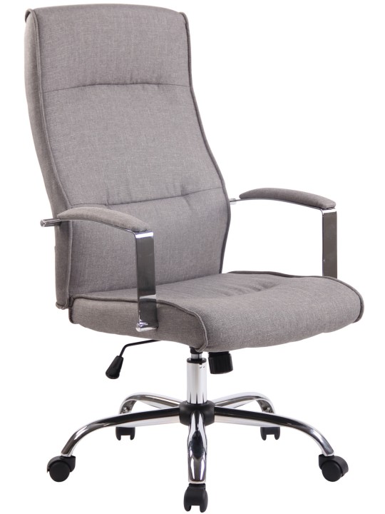 Työtuoli Portland kangasta, harmaa