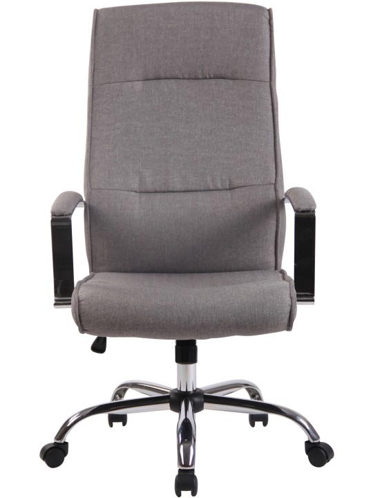 Työtuoli Portland kangasta, harmaa