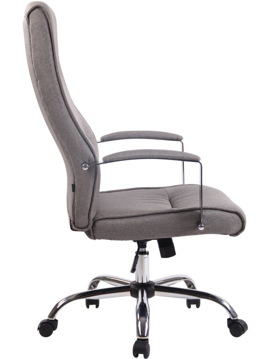 Työtuoli Portland kangasta, harmaa