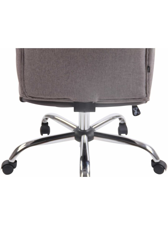 Työtuoli Portland kangasta, harmaa