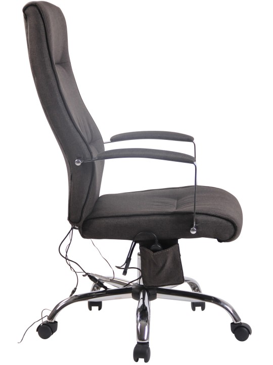 Portland-kankainen työtuoli hierontatoiminnolla, tummanharmaa