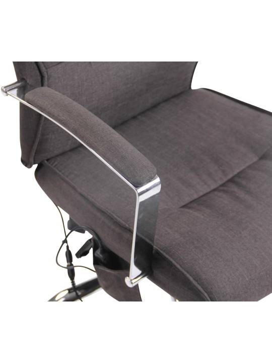 Portland-kankainen työtuoli hierontatoiminnolla, tummanharmaa