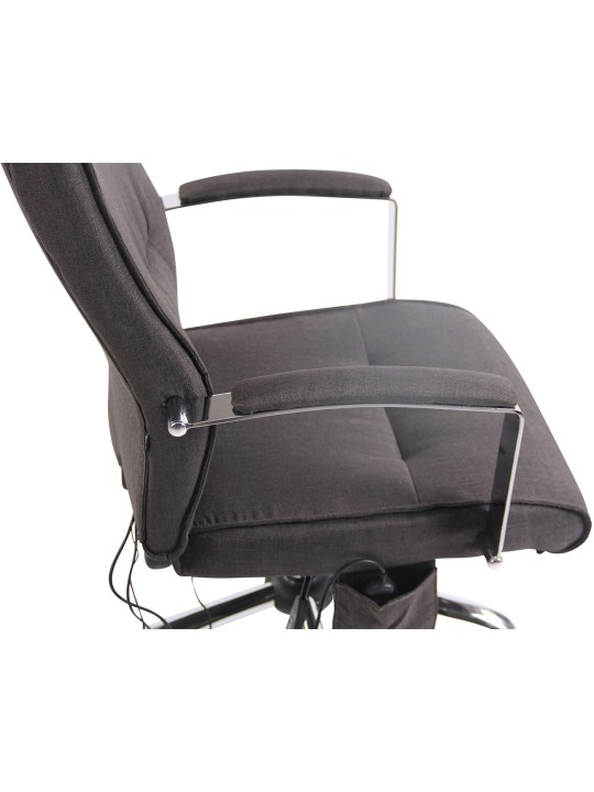 Portland-kankainen työtuoli hierontatoiminnolla, tummanharmaa