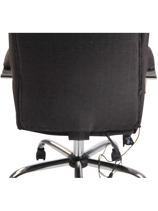 Portland-kankainen työtuoli hierontatoiminnolla, tummanharmaa