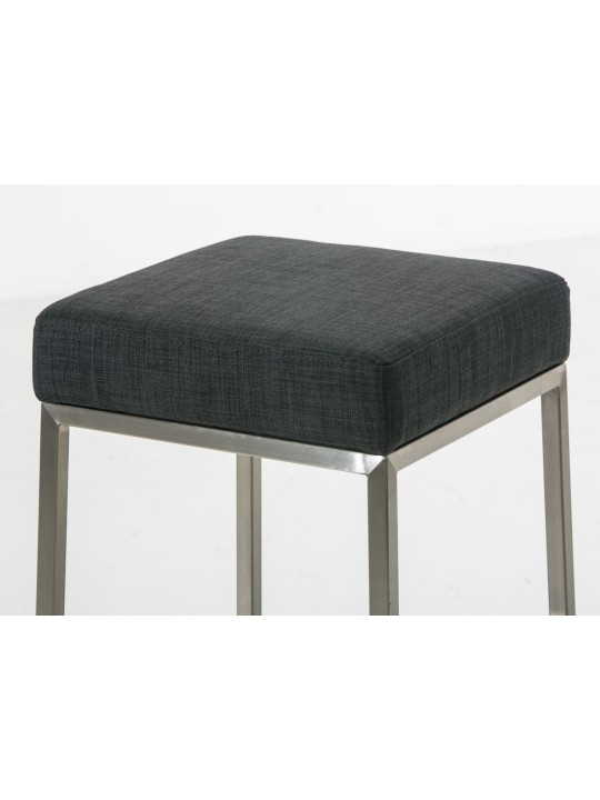 2 baarituolisarja Montreal 85 kangas ruostumaton teräs, tummanharmaa