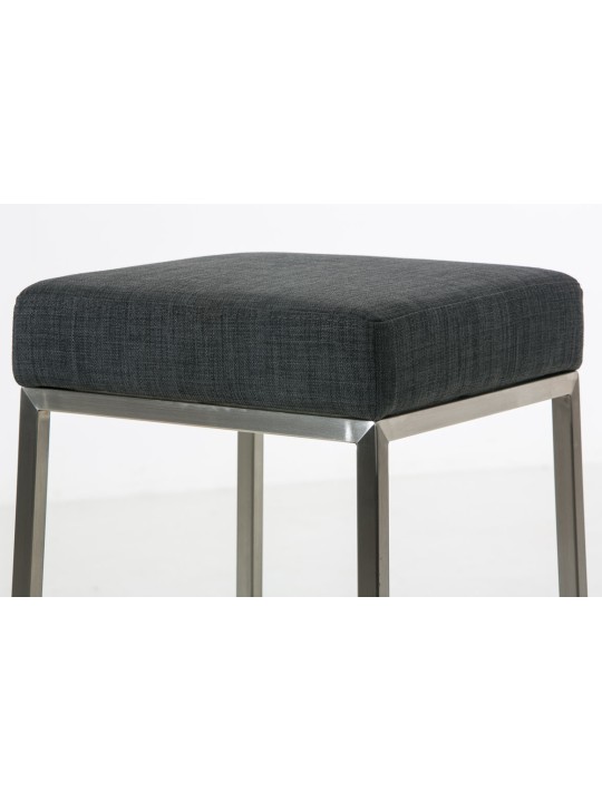 2 baarituolisarja Montreal 85 kangas ruostumaton teräs, tummanharmaa