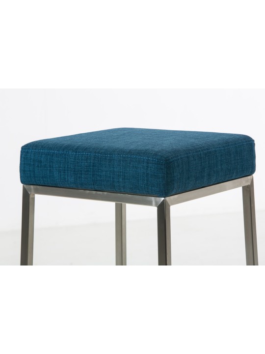 2 baarituolisarja Montreal 80 kangas ruostumaton teräs, sininen