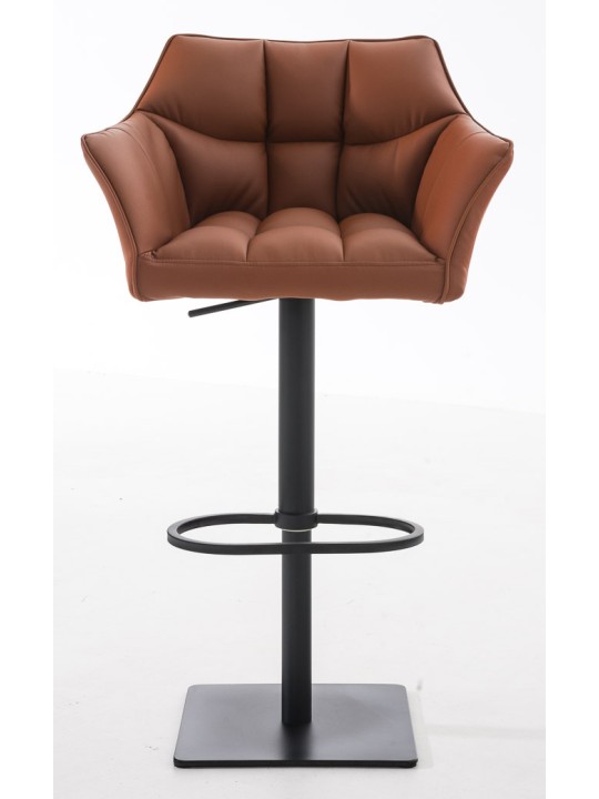 Setti 2 baarijakkaraa Damaso keinonahkaa, vaaleanruskea