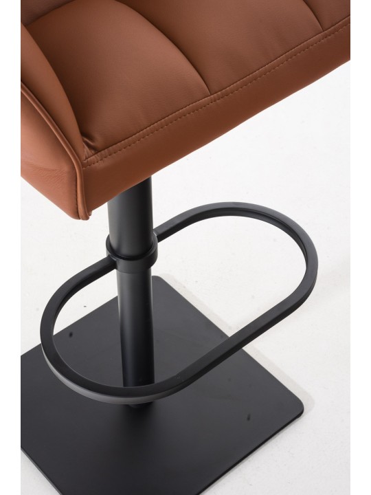 Setti 2 baarijakkaraa Damaso keinonahkaa, vaaleanruskea