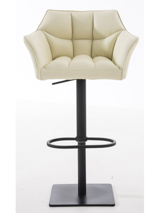 Setti 2 baarijakkaraa Damaso keinonahkaa, kermanvärinen