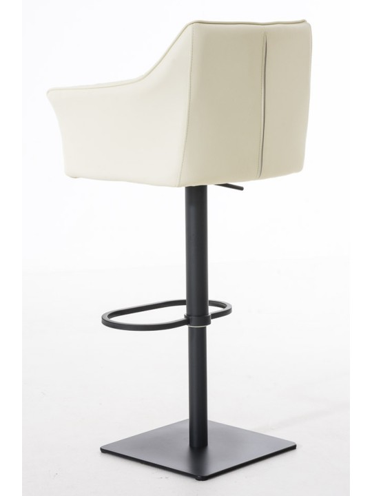 Setti 2 baarijakkaraa Damaso keinonahkaa, kermanvärinen