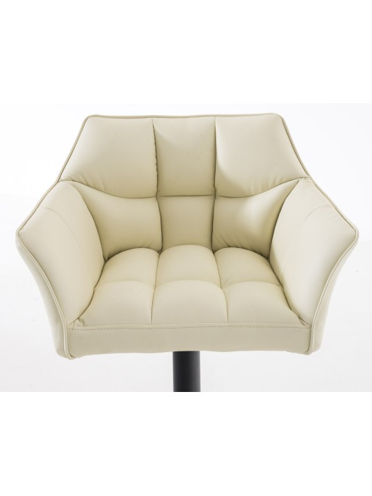 Setti 2 baarijakkaraa Damaso keinonahkaa, kermanvärinen