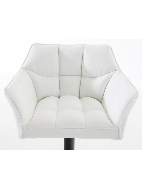 Setti 2 baarijakkaraa Damaso keinonahkaa, valkoinen