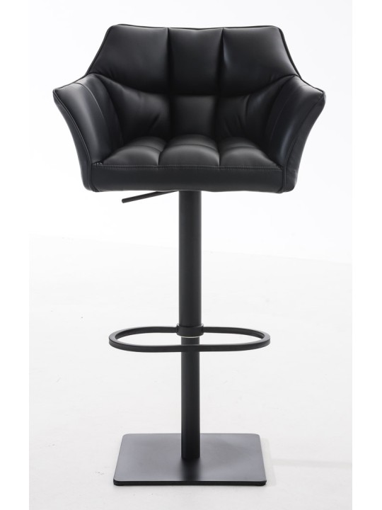 Setti 2 baarijakkaraa Damaso keinonahkaa, musta