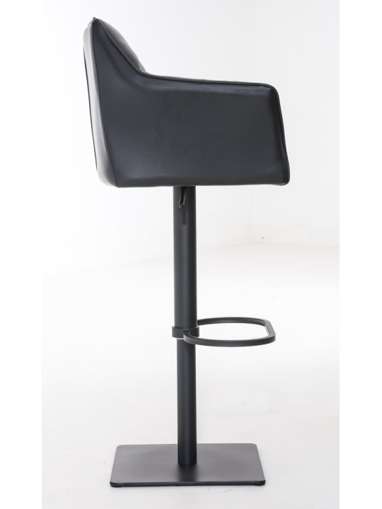 Setti 2 baarijakkaraa Damaso keinonahkaa, musta