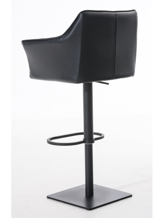 Setti 2 baarijakkaraa Damaso keinonahkaa, musta