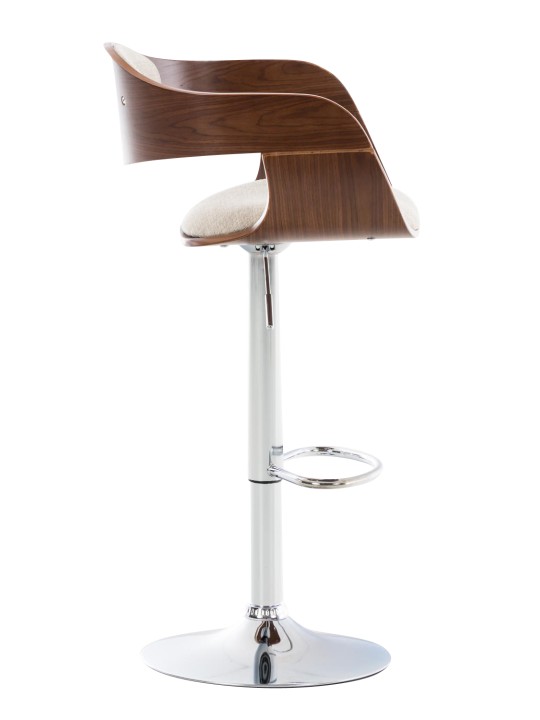 2 baarijakkaran sarja Kingston C kangasta, pähkinä/kermanvärinen 2 baarijakkaran sarja Kingston C kangasta, pähkinä/kermanvärinen