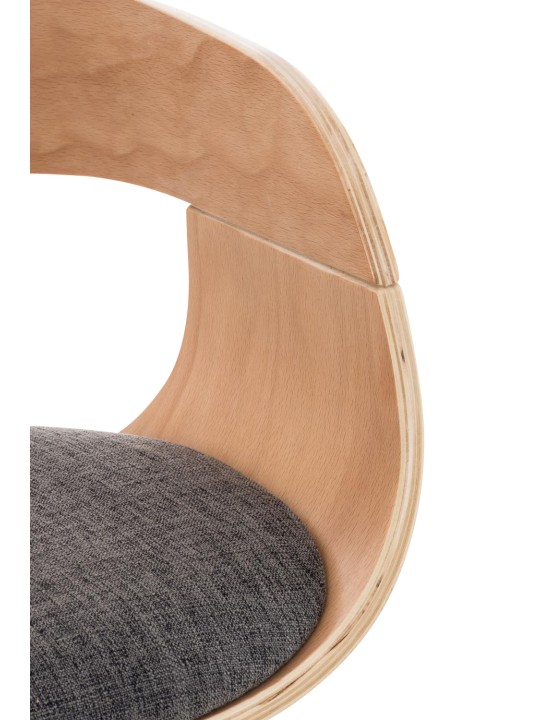 2 baarijakkaran sarja Kingston C kangasta, luonnonvärinen/vaaleanharmaa