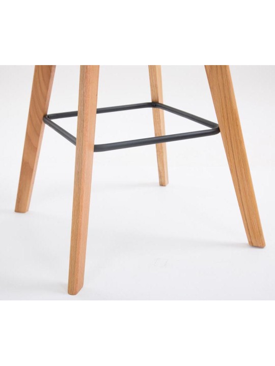 Setti 2 baarijakkaraa Metz natural natural, harmaa