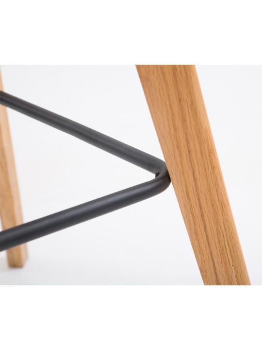 Setti 2 baarijakkaraa Metz natural natural, harmaa