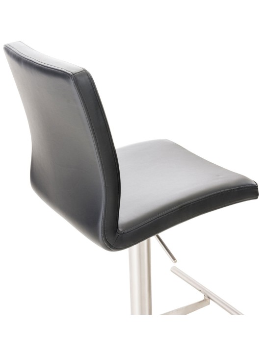 2 baarituolisarja Cadiz keinonahka ruostumaton teräs, musta