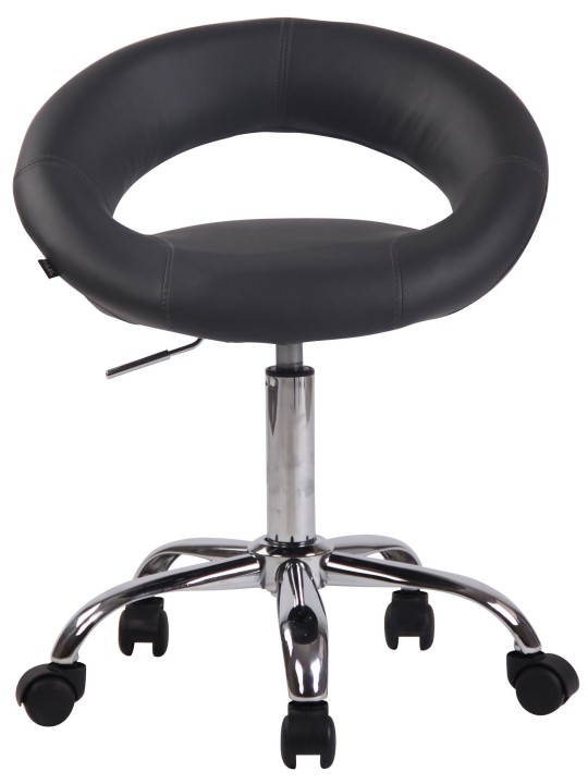 Työjakkara Olinda keinonahkaa, harmaa