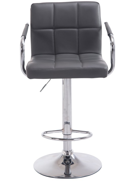 2 baarijakkaran sarja Lucy V2 kromi, harmaa 2 baarijakkaran sarja Lucy V2 kromi, harmaa