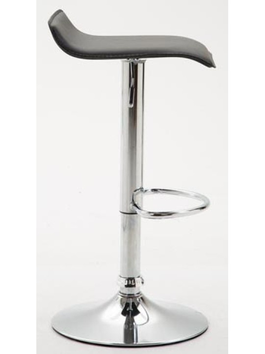 2 baarituolisarja Dyn V2 keinonahka kromi, musta