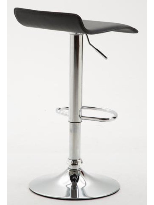 2 baarituolisarja Dyn V2 keinonahka kromi, musta