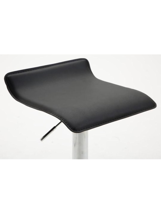 2 baarituolisarja Dyn V2 keinonahka kromi, musta