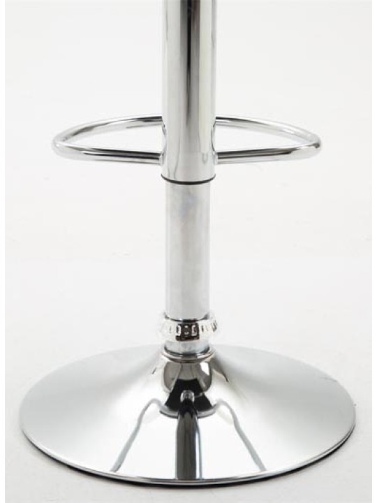 2 baarituolisarja Dyn V2 keinonahka kromi, valkoinen