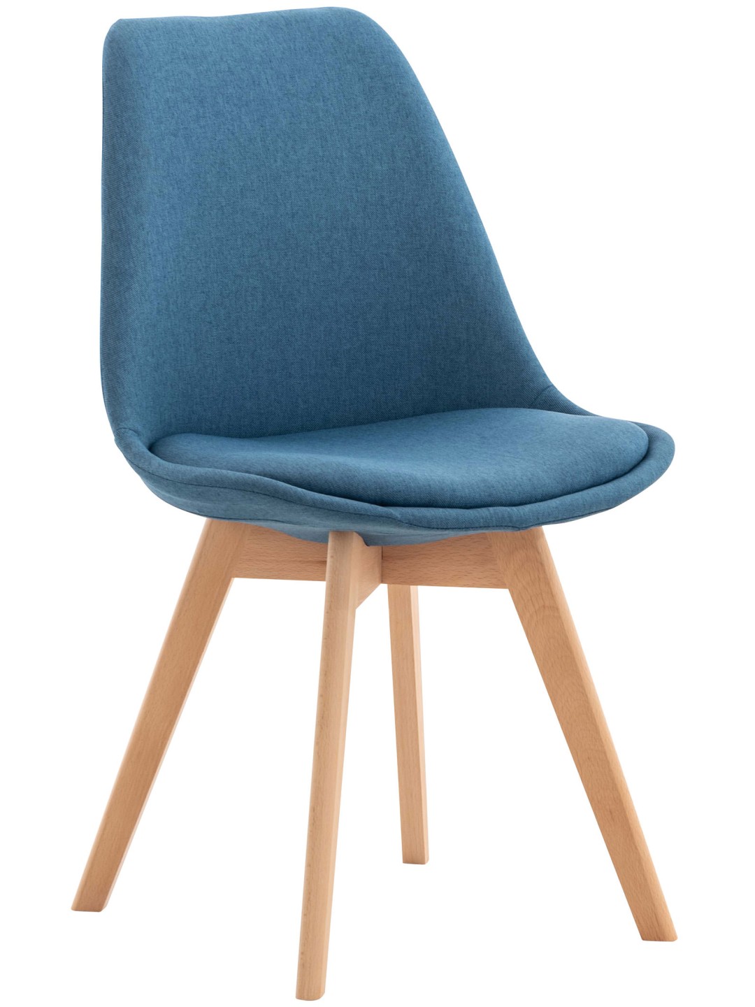 Tuoli Linares kangasta, sininen