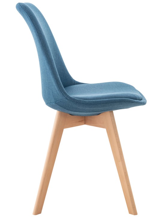 Tuoli Linares kangasta, sininen