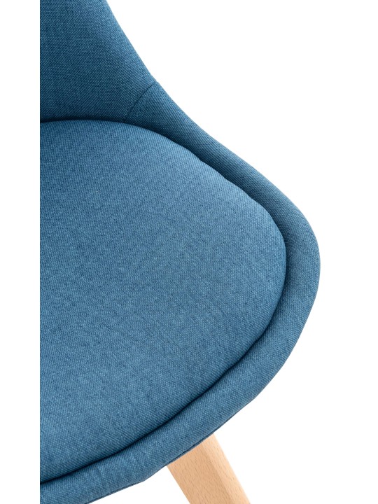 Tuoli Linares kangasta, sininen